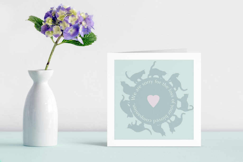 Circle of Cats Sympathy Card - Micro ID Technologies Ltd
