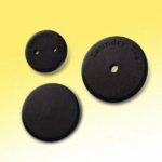 DT30 RFID Disc Tag (Black with Central Fixing Hole) 134.2kHz